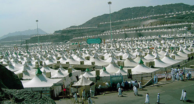 Saudi Arabia, the encampment for pilgrims in the territory of Mina. Photo by the "Caucasian Knot" Saudi Arabia, the encampment for pilgrims in the territory of Mina. Photo by the "Caucasian Knot"