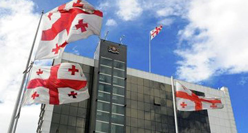 Flags of Georgia. Photo: http://newsgeorgia.ru/politics/20141221/217225827.html