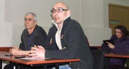 Participants of the hearings in Tbilisi. Photo by Edita Badasyan for the ‘Caucasian Knot’. 