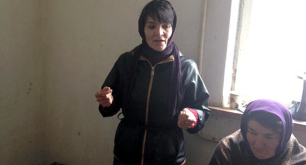 Hunger striker Elmira Bagirchaeva. Photo by Patimat Makhmudova for the ‘Caucasian Knot’. 
