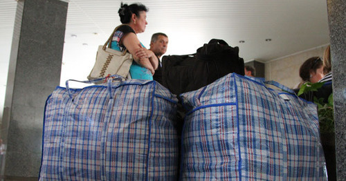 Ukrainian refugees. Photo: Volgograd Administration website, http://www.volganet.ru/news/2957/