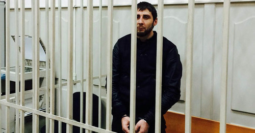 Zaur Dadaev in the court room in the Basmanny Court. Moscow, March 8, 2015. Photo by the "Caucasian Knot" correspondent