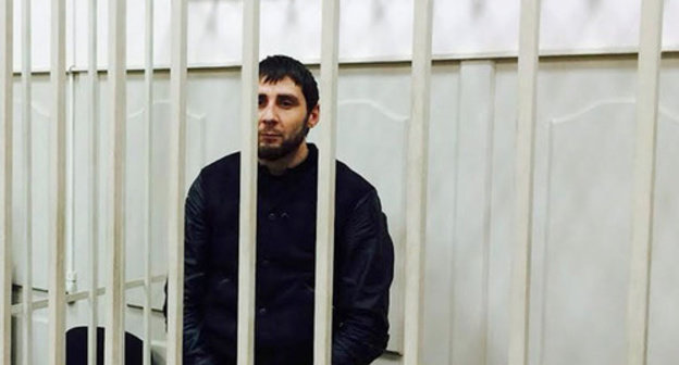 Zaur Dadaev in the court room. Photo by Yuliya Buslavskaya for the "Caucasian Knot"
