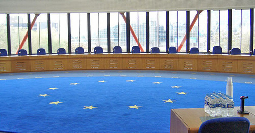 The European Court of Human Rights (ECtHR). Court room. Photo: CherryX https://ru.wikipedia.org