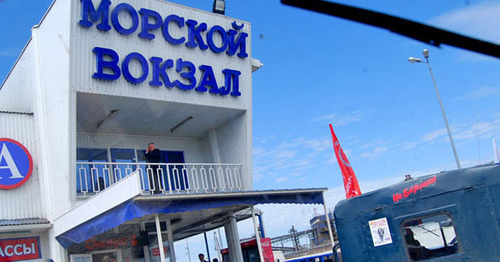 Port "Kavkaz". Seaport buildings. Photo by Ilyas Bogatyryov for the "Caucasian Knot"