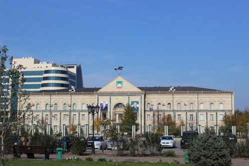 Grozny town-hall. Photo by Akhmed Aldebirova for the ‘Caucasian Knot’. 