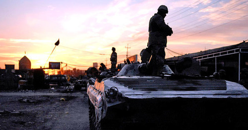 Iraqi soldiers on duty. Iraq. Photo: Tech. Sgt. William Greer https://ru.wikipedia.org/