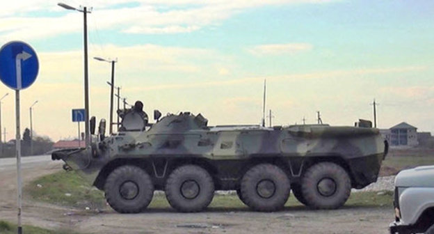 Special operation. The village of Stary Cherek, KBR, April 6, 2015. Photo http://nac.gov.ru/