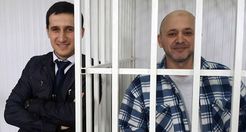 Shamil Musaev (right) and Askhab Khaskhanov. Photo by Adam Abubakarov