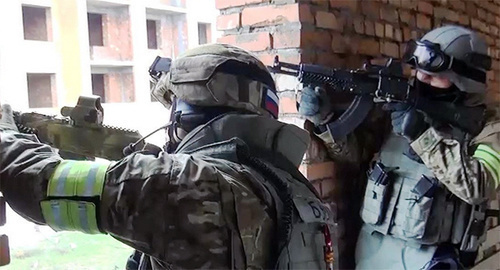 Special operation in Makhachkala. Photo: http://nac.gov.ru/nakmessage/2015/04/02/v-khasavyurte-neitralizovan-glavar-kizlyarskoi-bandgruppy.html