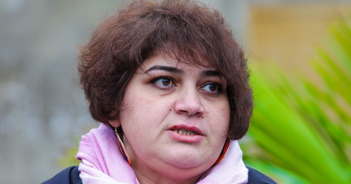 Khadija Ismayilova. Photo by Aziz Karimov for the 'Caucasian Knot' 