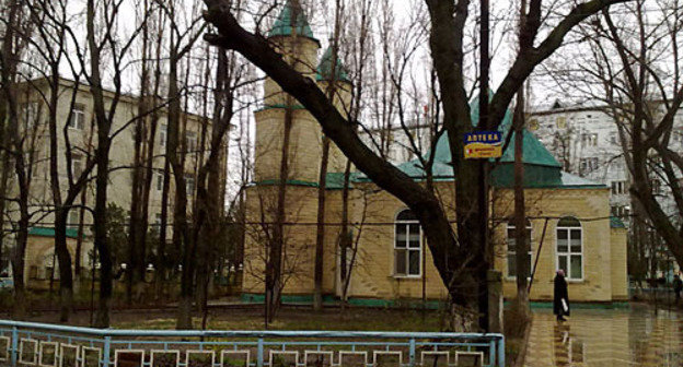 Dagestan, Makhachkala. The Mosque under the republican clinical hospital. Photo by the "Caucasian Knot" Dagestan, Makhachkala. The Mosque under the republican clinical hospital. Photo by the "Caucasian Knot"