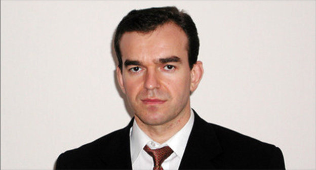 Veniamin Kondratiev. Photo: Maxim Tishin / Yugopolis, http://www.yugopolis.ru/news/politics/2015/04/22/81114/otstavki-i-naznacheniya-administraciya-krasnodarskogo-kraya-veniamin-kondratev