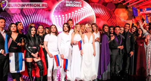 The winners of the first "Eurovision" semi-final. Photo: http://www.euroinvision.ru/blog/press_konferencija_pobeditelej_pervogo_polufinala/2015-05-20-977