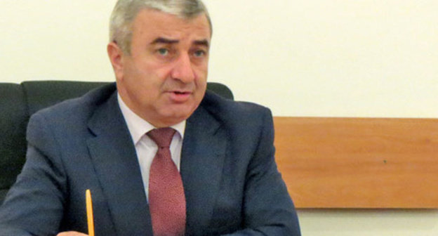 Ashot Gulyan, the Chairman of the National Assembly of the Nagorno-Karabakh Republic. May 2015. Photo by Alvard Grigoryan for the "Caucasian Knot"
