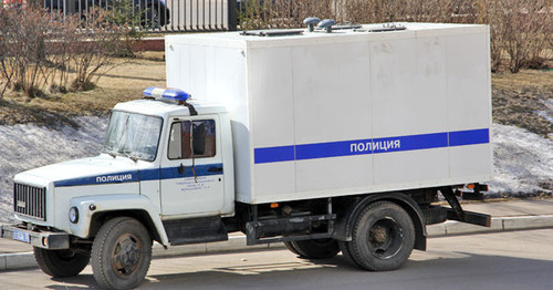 A police car. Photo by Magomed Tuaev for the "Caucasian Knot"