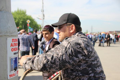 A law enforcer. Photo by Magomed Magomedov for the "Caucasian Knot"