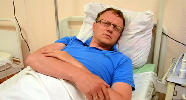 Evgeny Gorlov in the City Hospital №4 of Sochi. Photo: Alexander Valov, http://blogsochi.ru