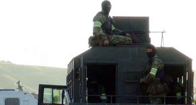 Law enforcers during CTO in Baksan District of Kabardino-Balkaria. Photo: http://nac.gov.ru/nakmessage/2015/06/06/v-khode-kto-v-baksanskom-raione-kabardino-balkarii-neitralizovano-dvoe-bandito.html