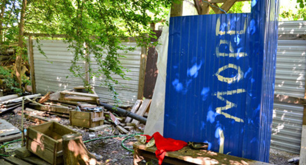 The zone of a trail for treatment walks in Sochi. June 2015. Photo by Svetlana Kravchenko for the "Caucasian Knot"