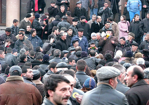 Spontaneous rally (photo of Sergey Hachatryan)