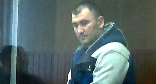 Ruslan Rakhaev at the court session of the Supreme Court of KChR. Cherkessk, October 1, 2013. Photo by the "Caucasian Knot"