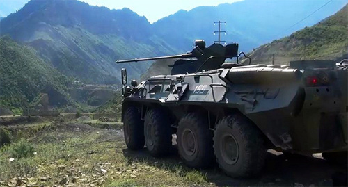 Special forces vehicle in the Untsukul District of Dagestan. Photo: http://nac.gov.ru/nakmessage/2015/06/27/v-untsukulskom-raione-obnaruzhen-blindazh-neitralizovany-dva-bandita.html