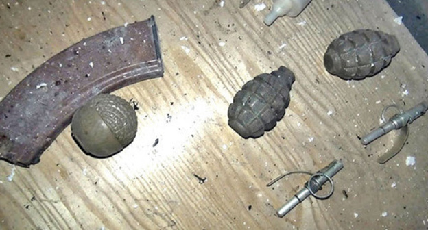 Weapons and ammunition. Photo: http://nac.gov.ru