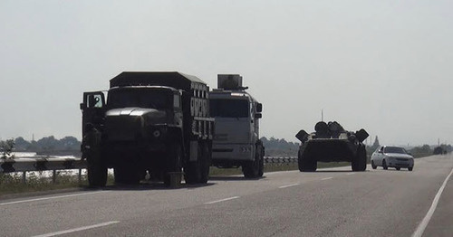 The counterterrorist operation (CTO) regime was introduced in the area between the city of Baksan and the village of Dugulubgey. July 14, 2015. Photo http://nac.gov.ru/
