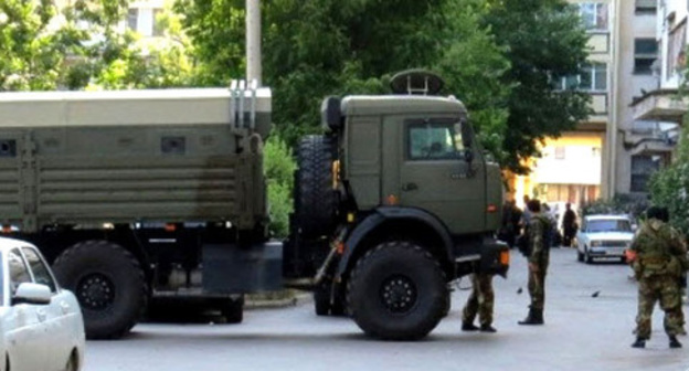 The special operation in Nalchik. July 23, 2015. Photo http://nac.gov.ru/