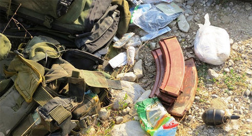 Ammunition. Photo: http://nac.gov.ru/nakmessage/2015/08/04/v-ingushetii-neitralizovana-gruppa-iz-vosmi-boevikov-igil.html