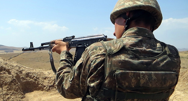 On the contact line in the Karabakh conflict zone. The Defence Army of Nagorno-Karabakh. August 19, 2014. Photo by Alvard Grigoryan for the "Caucasian Knot"