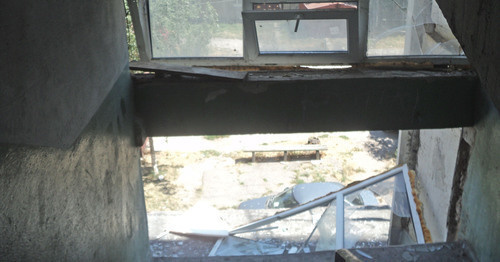 One of the apartments damaged during special operation. Nalchik, July 2015. Photo by Lyudmila Maratova for the "Caucasian Knot"