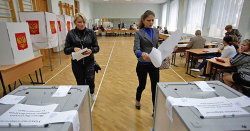 At one of the precincts in Rostov Region. Photo: Vladimir Anosov, Yuga.ru