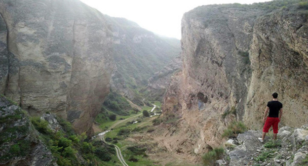 The mountains in the Suleiman-Stalsky District of Dagestan. Photo: Aziz Mursaliev,  http://odnoselchane.ru/?page=photos_of_category&amp;sect=1516&amp;com=photogallery