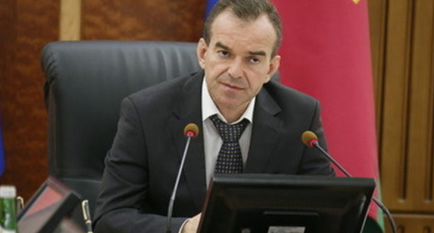 Veniamin Kondratiev. Photo: the press service of the regional administration