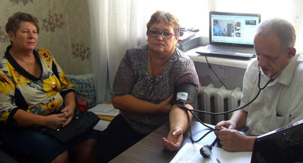 Hunger strikers. Photo by Elena Grebenyuk for the ‘Caucasian Knot’. 