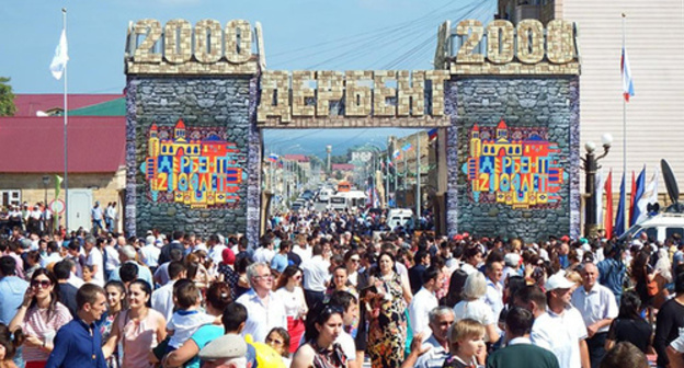 Festive events dedicated to the 2000th anniversary of Derbent, September 19, 2015. Photo by Timur Isaev for the ‘Caucasian Knot’. 