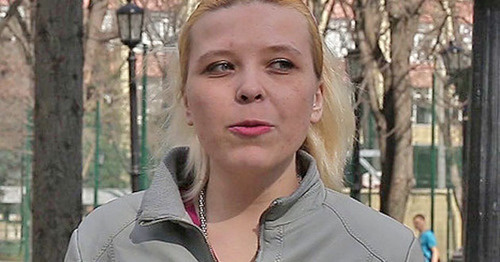 Darya Polyudova. Screenshot of a video by the user Open Russia http://www.youtube.com/watch?v=awVTP1AgjfI