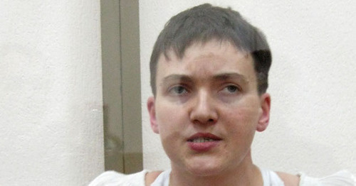 Nadezhda Savchenko in the court room of the Donetsk City Court, Rostov Region. Photo by Konstantin Volgin for the ‘Caucasian Knot’.  