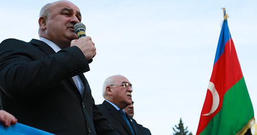 Address by the leader of the ‘Musavat’ party Arif Gadjily. Photo by Aziz Karimov for the ‘Caucasian Knot’. 