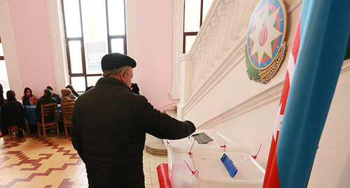 At the polling station during the elections in Azerbaijan. Photo by Aziz Karimov for the "Caucasian Knot"