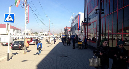 The centre of the town of Shali. Photo by Magomed Magomedov