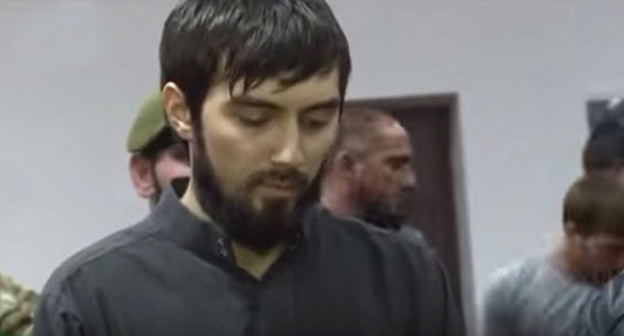 Iskhaq Musliev. Screenshot from the video posted by Islam Madaev, https://www.youtube.com