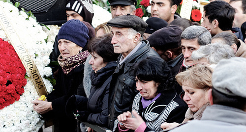 Service for Sergey Avetisyan in Saint Nshan Church in Gyumri. January 20, 2015. Photo by Narek Tumanyan for the "Caucasian Knot"
