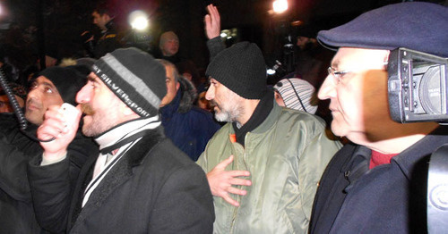 The participants of the march of the "New Armenia". Yerevan, December 4, 2015. Photo by Tigran Petrosyan for the "Caucasian Knot"