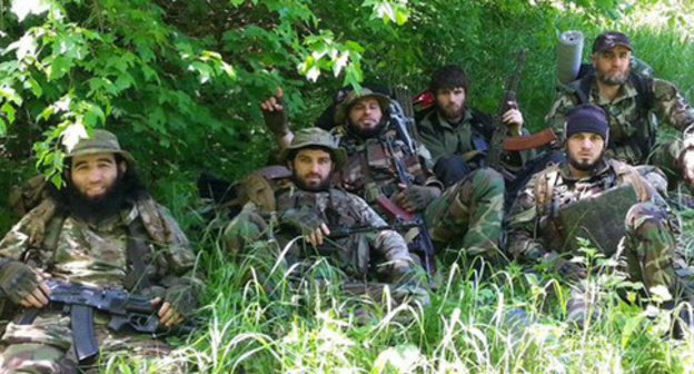The militants who had sworn to the "Islamic State" (IS) declared a terrorist organization in Russia. Photo from the site of the IS declared a terrorist organization in Russia and some other countries