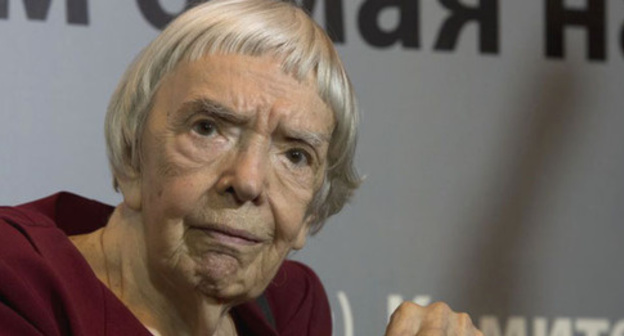 Lyudmila Alexeyeva, the Chair of the Moscow Helsinki Group. Photo: Ilya Pitalev (RFE/RL)