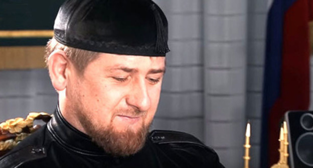 Ramzan Kadyrov. Screenshot of a video by the user PanaMediaProduction https://www.youtube.com/watch?v=MgwEXRVd-ww