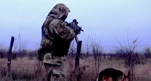 A law enforcer during CTO. Photo: http://nac.gov.ru/nakmessage/2015/12/01/v-dagestane-neitralizovany-dva-bandglavarya-i-boevik-vernuvshiisya-iz-sirii.html
